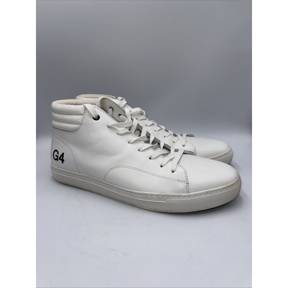 G4‎ G/FORE Mid Street Disruptor White Leather Shoes Golf (G4MS19F10) Mens 12.5